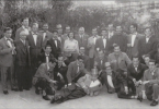 Foto de Professores e Estudantes finalistas de Engenharia, 1960