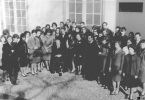 Foto de Estudantes do 1 ano das Licenciaturas em Qumica e em Fsica, 1964-1965