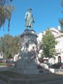 Fotografia da esttua de Carvalho Arajo / Photo of the Carvalho Arajo statue