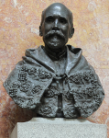 Fotografia do Busto de Francisco Gomes Teixeira - Escadaria Nobre da Reitoria da U.Porto / Photo of the Bust of Francisco Gomes Teixeira - Noble Steps of the Rectory of the U.Porto