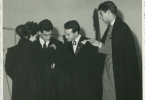 Foto de membros do Teatro Universitrio do Porto