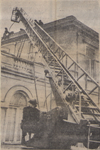Fotografia do incndio do Edifcio da Rua de Anbal Cunha / Photo of Fire of the Building in Rua de Anbal Cunha