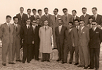cone da foto de Estudantes Finalistas de Engenharia e Professores, Jantar de despedida em Ofir, 1961
