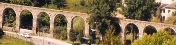 Fotografia do Aqueduto dos Arcos do Sardo, em Oliveira do Douro / Photo of Arcos do Sardo Aqueduct, in Oliveira do Douro