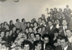 Foto da Queima das Fitas - Estudantes de vrias licenciaturas e de preparatrios de Engenharia, 1952
