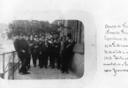 Foto da Visita de estudo de professores e estudantes da Faculdade de Engenharia, 1923