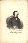 Litografia de Almeida Garrett, cerca de 1850 / lithography of Almeida Garrett, about 1850