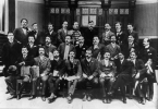 Foto de Estudantes finalistas da Escola Mdico-Cirrgica, 1910