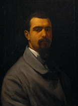 Auto-retrato de Guilherme Correia (Museu Nacional de Soares dos Reis) / Self-portrait of Guilherme Correia (Soares dos Reis National Museum)